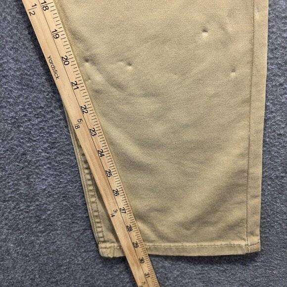 Levis 514 Pants Mens 32x30 Tan Straight Leg Stretch Denim Khaki Chino Casual - Picture 5 of 10